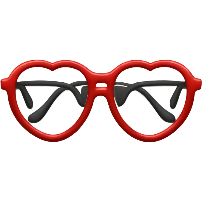 Heart with glasses emoji