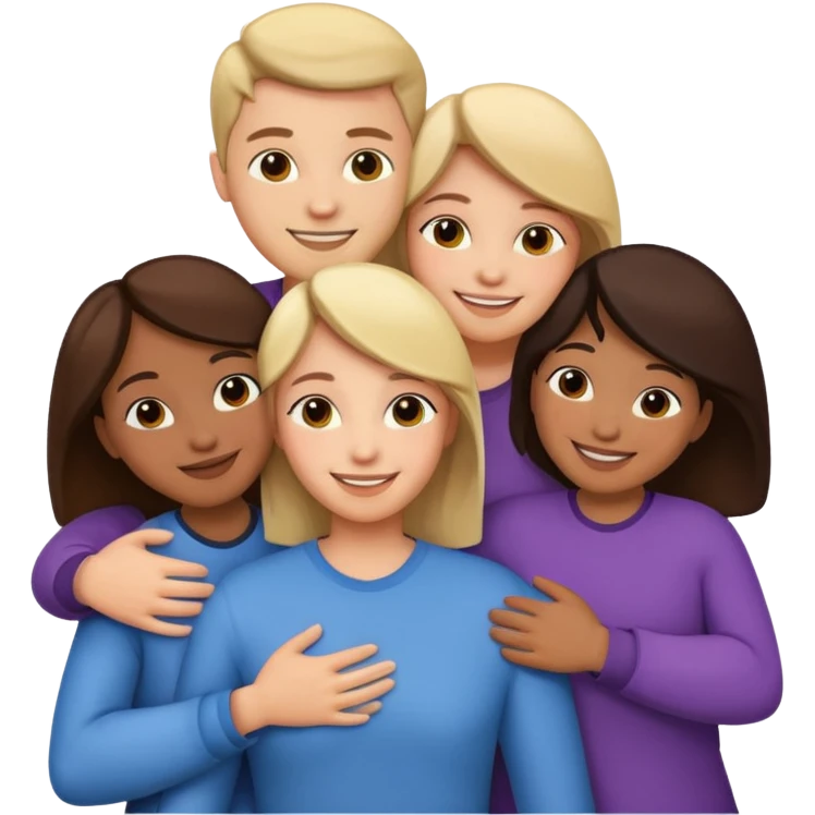 People Hugging emoji