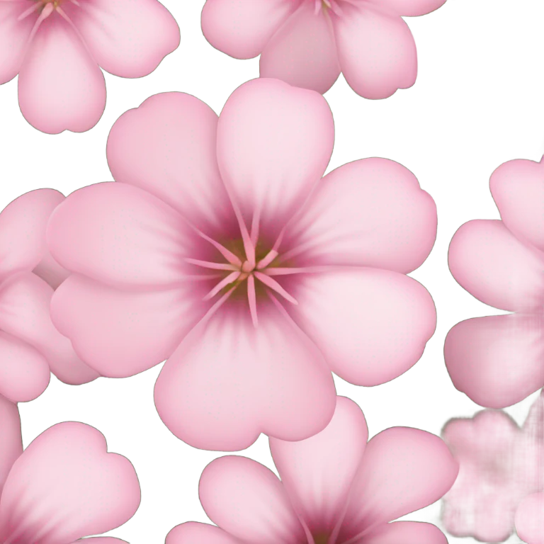 a little pink flower  emoji