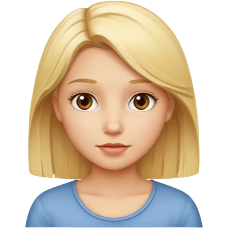 Blonde girl emoji