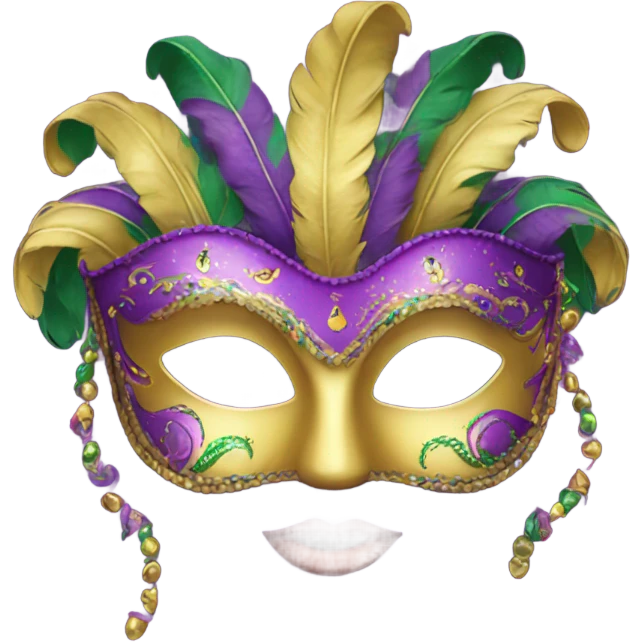 Mardi Gras mask emoji