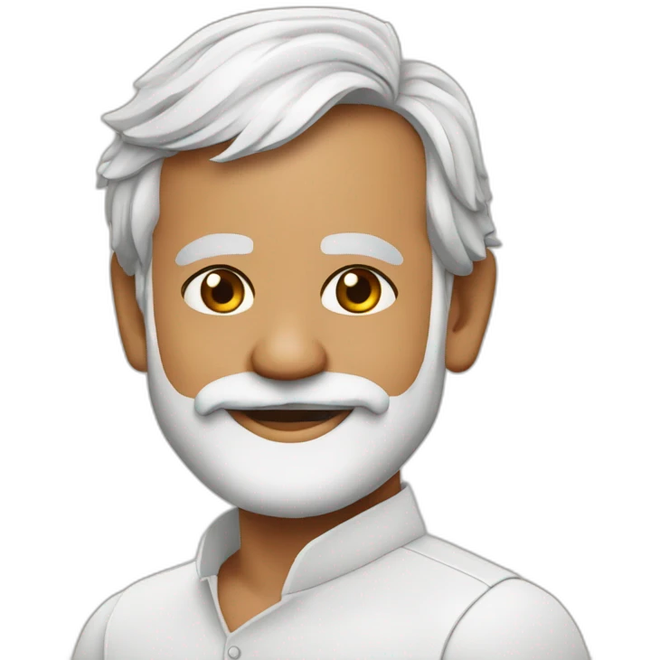 narendra modi as a cricketer emoji