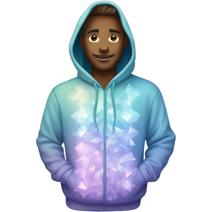 Crystal hoodie emoji