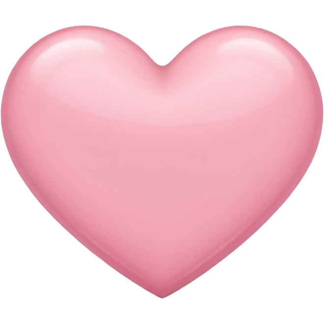 light pink heart emoji