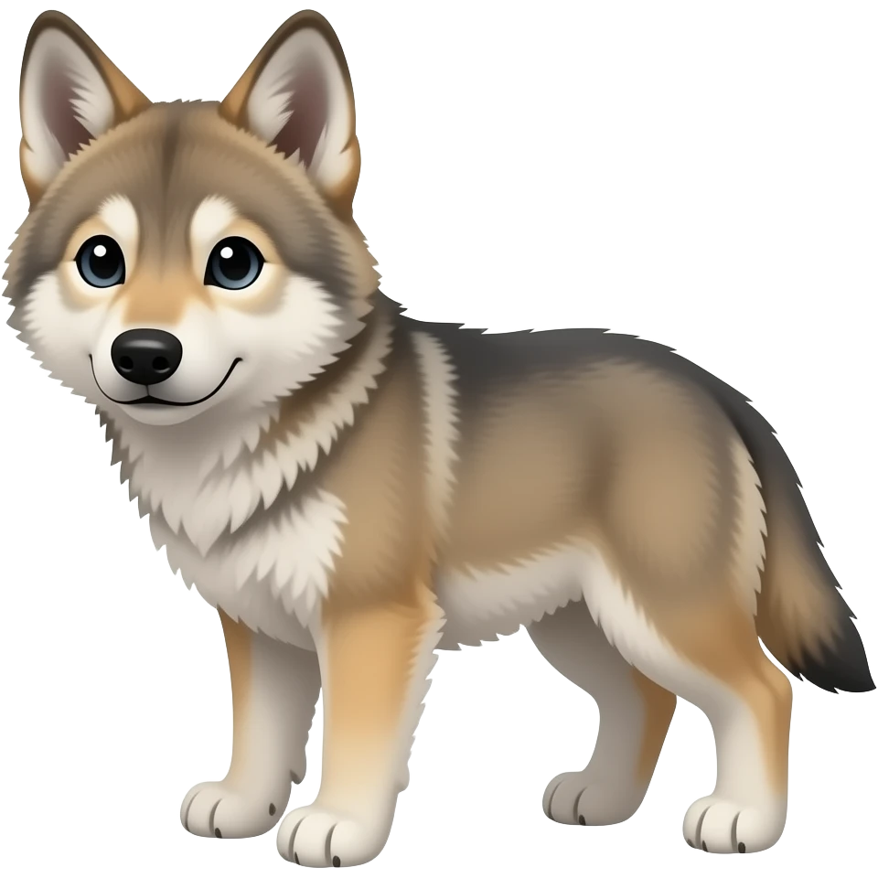 Wolf pup emoji
