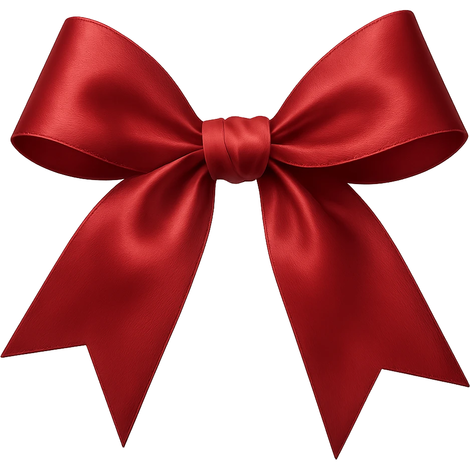 Christmas bow , remove background emoji