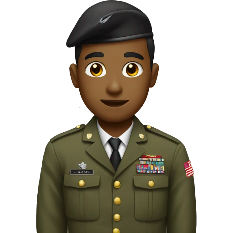 military boy in uniform emoji