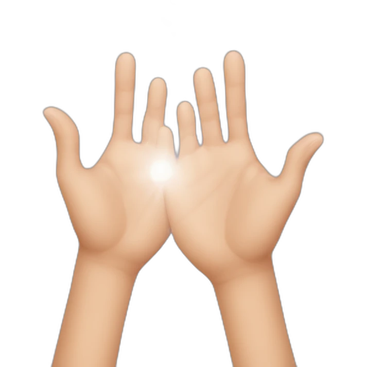 cœur avec les mains  emoji