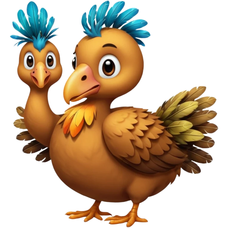 dodo crossing fingers for good luck emoji