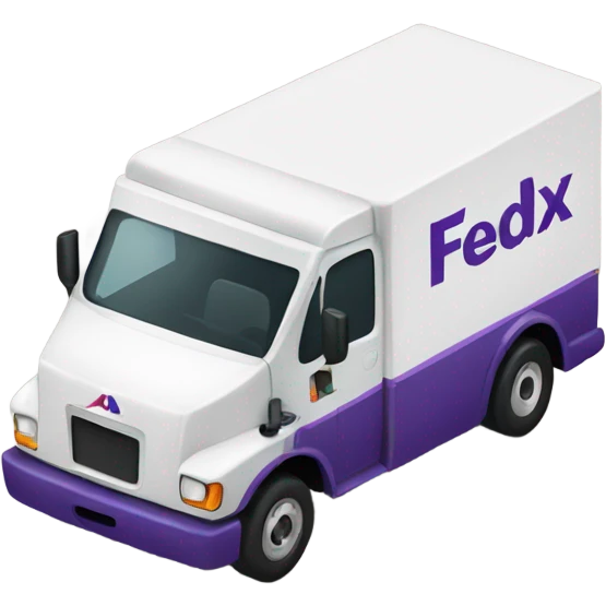 FedEx delivery truck  emoji