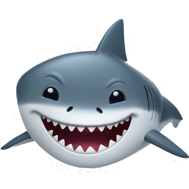 Shark laughed emoji