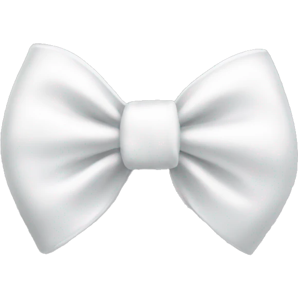 white bow emoji