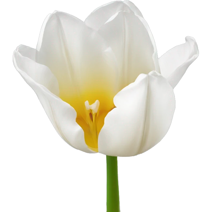 white tulip emoji