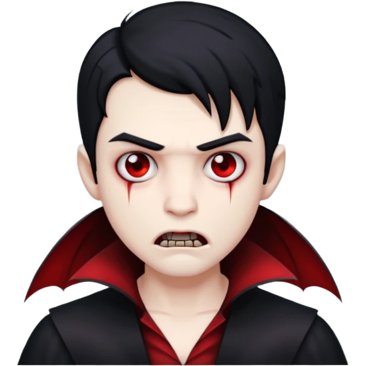 sad vampire boy
 emoji