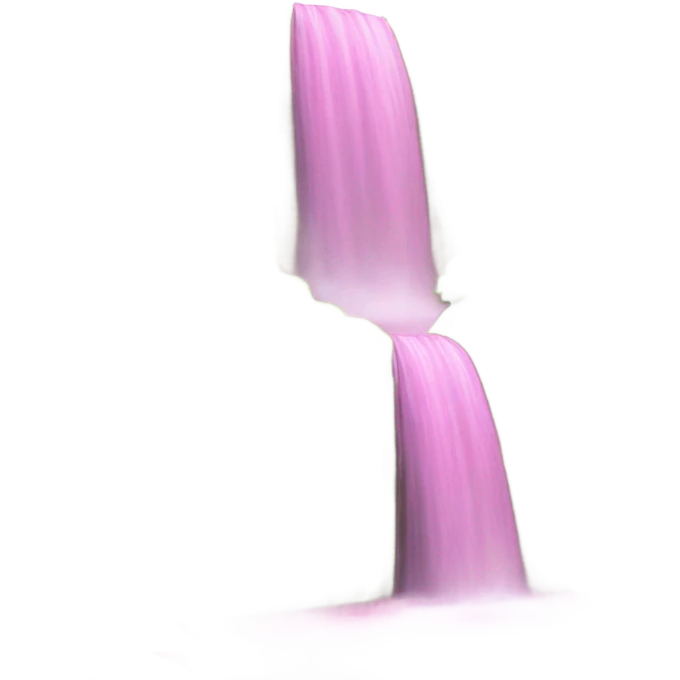 Pink waterfall emoji