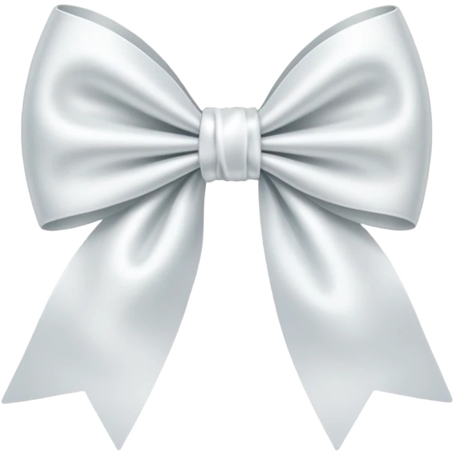 white bow emoji