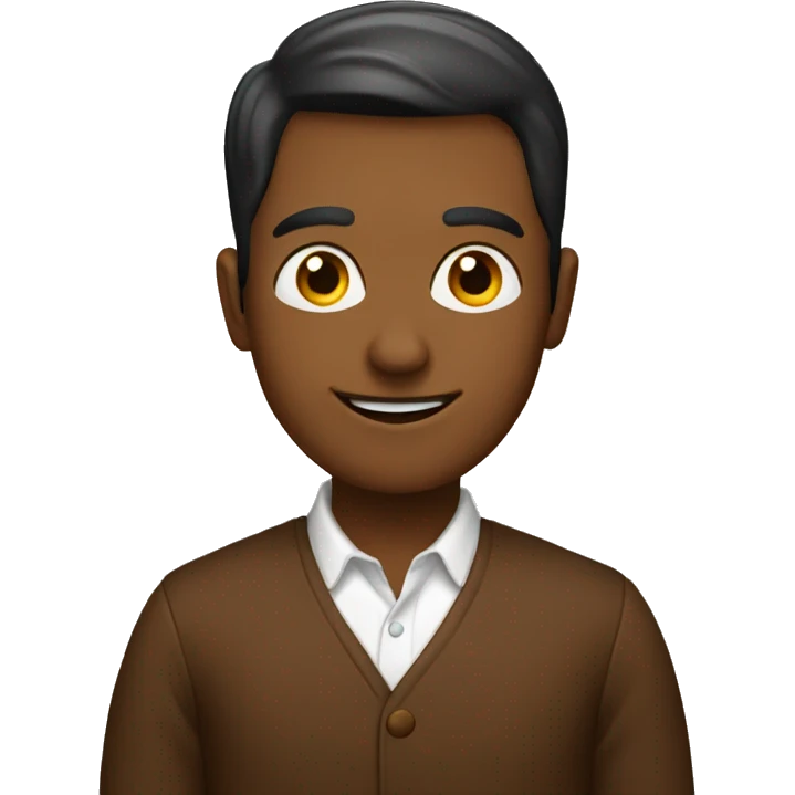 Brown books emoji