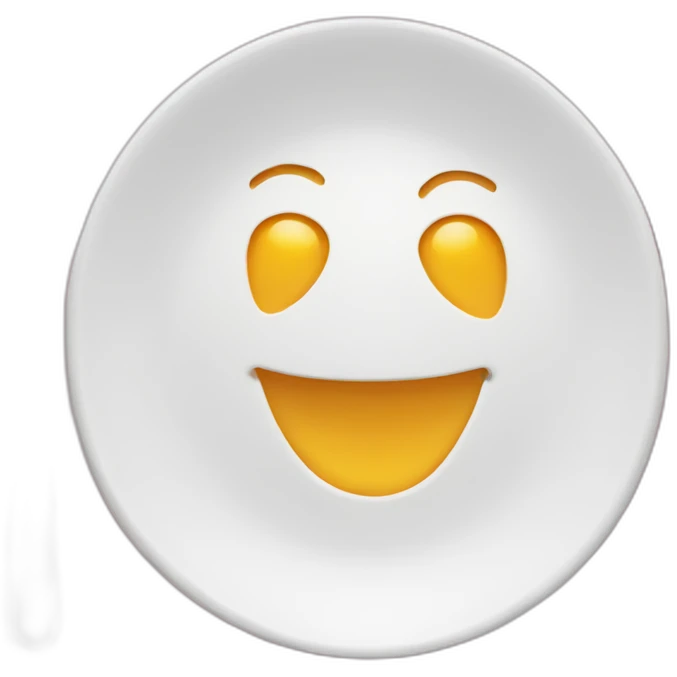 smile plate food and cutlery emoji