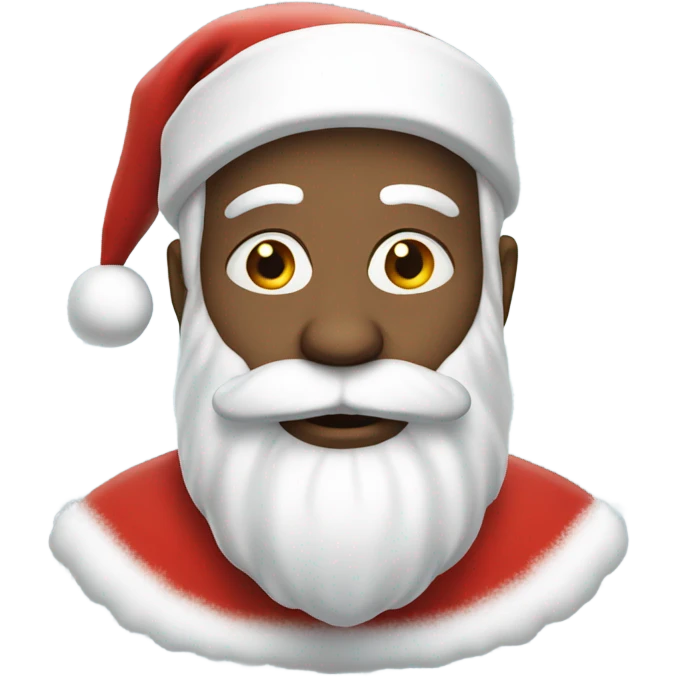 White santa claus emoji