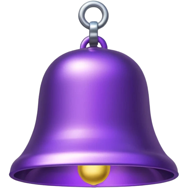 purple bell emoji