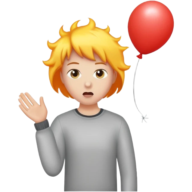 person blowing up a balloon emoji