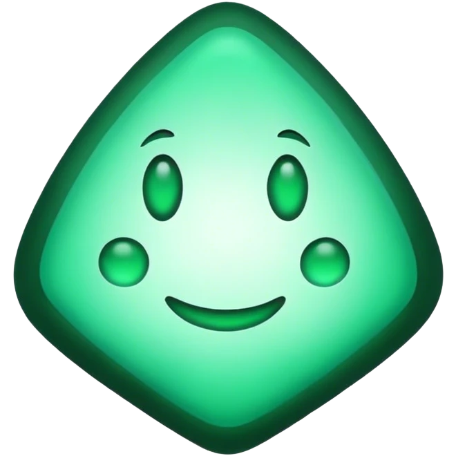 dark emerald color emoji