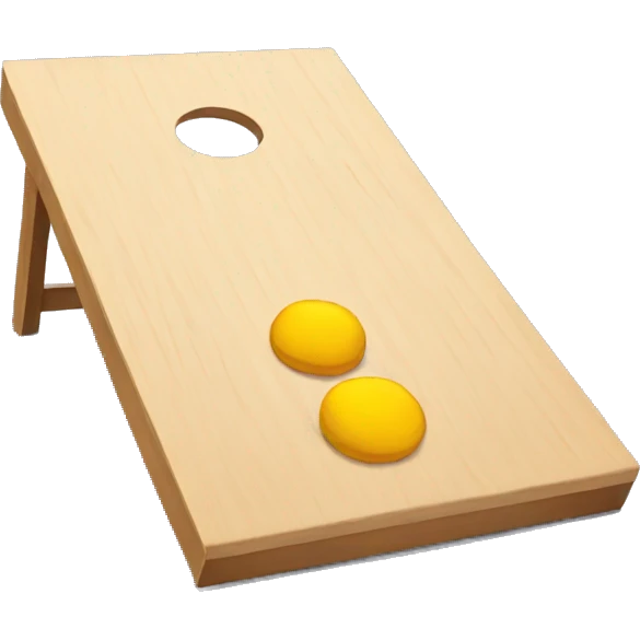 Cornhole  emoji