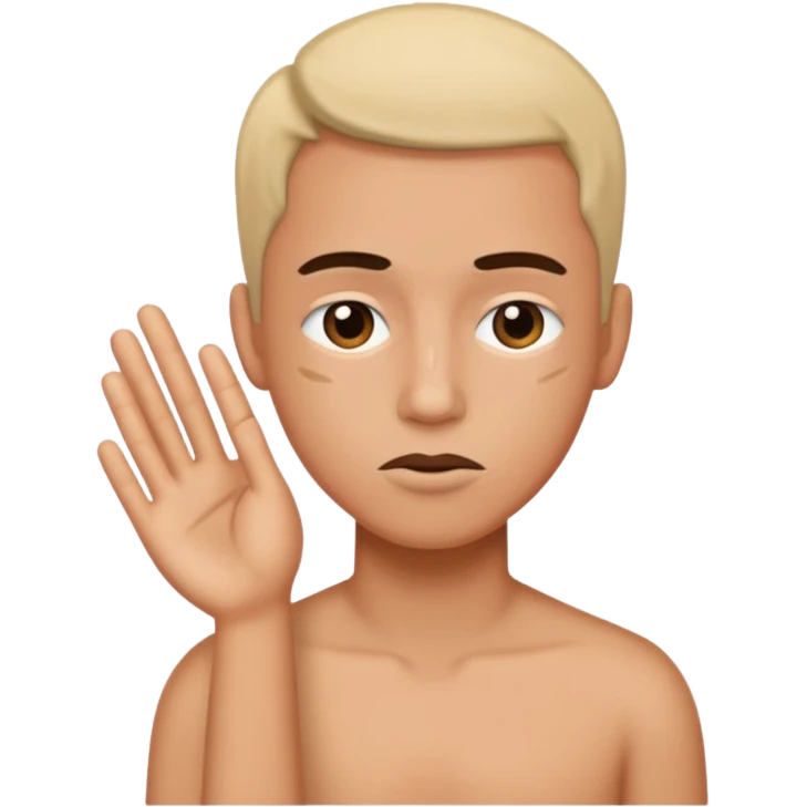 A papet scrimping AI AI emoji