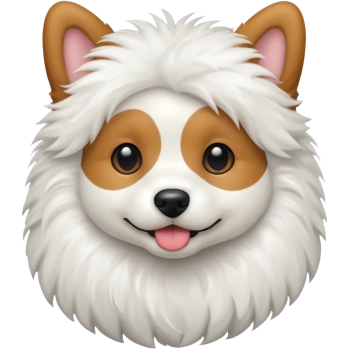 Pocket Billy dog white emoji