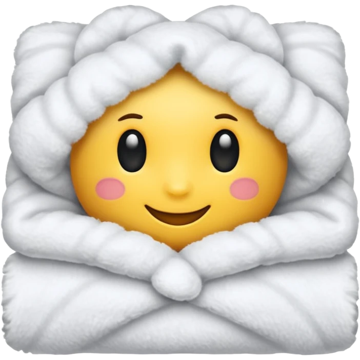 blanket with no face on it emoji