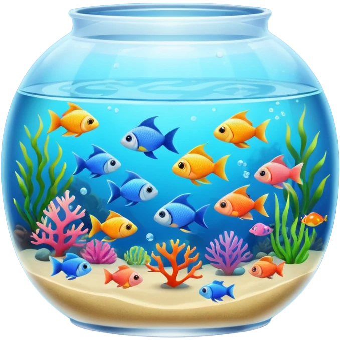 Aquarium mit Fischen emoji