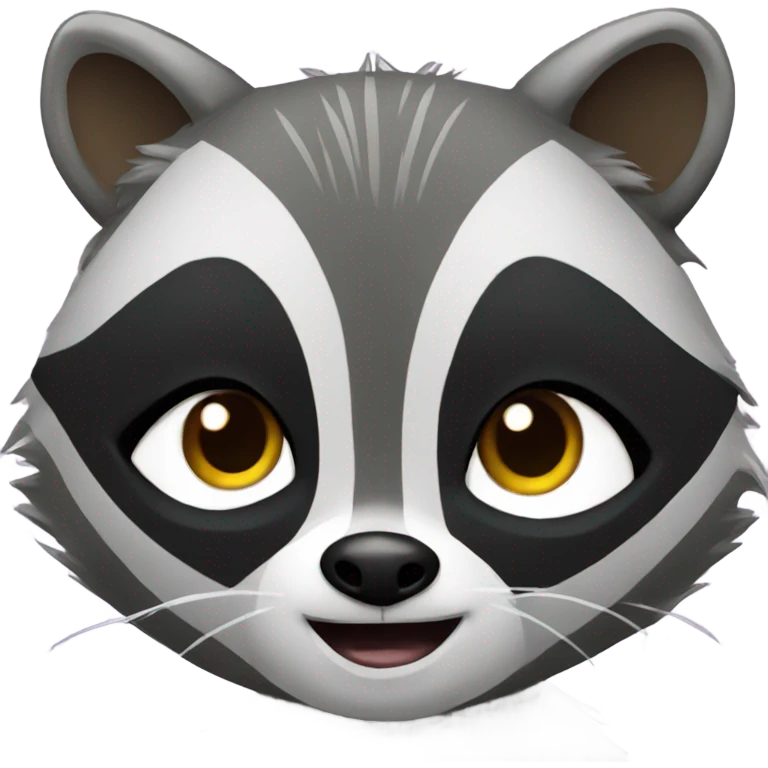 Raccoon playing cards emoji