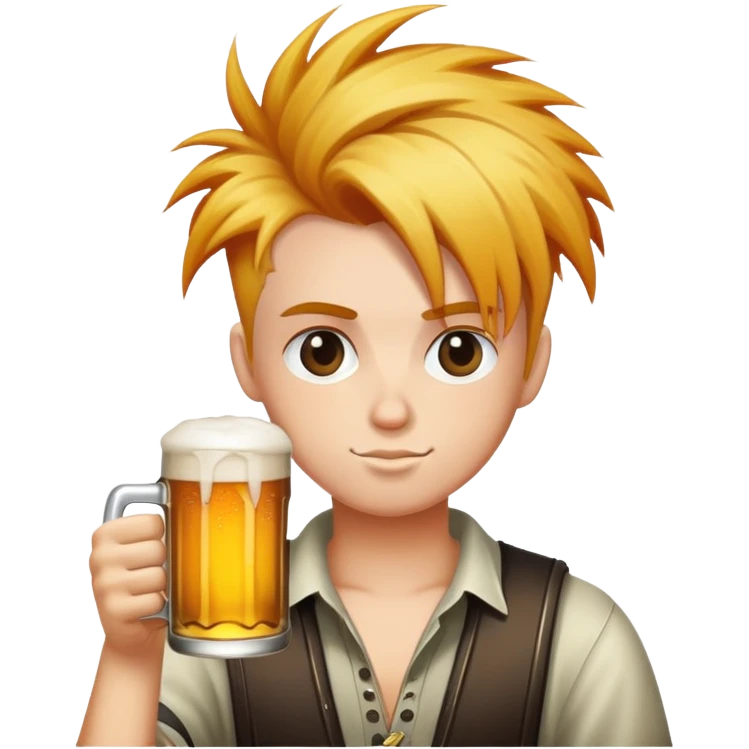 punk drink beer emoji
