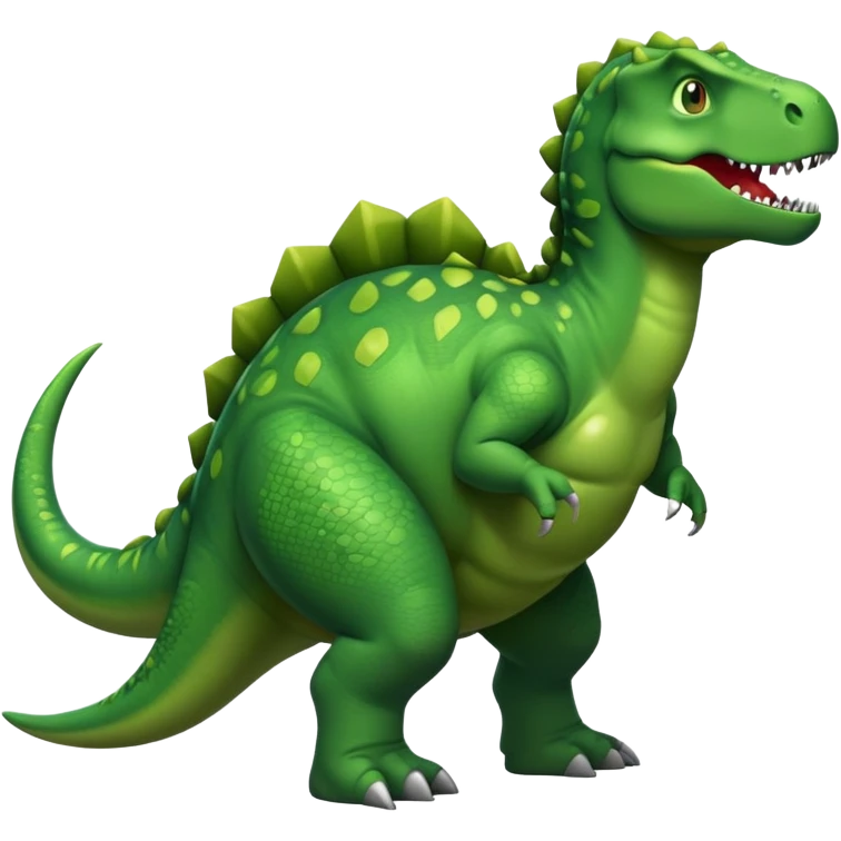 dinosaur with butt cheeks emoji