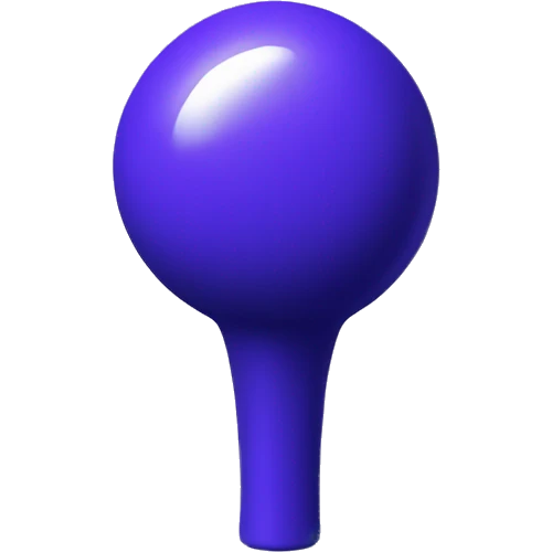 joystick indigo color emoji