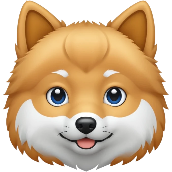 Ein blaer quadrat komplett blau eckig spitz ohne gesicht emoji