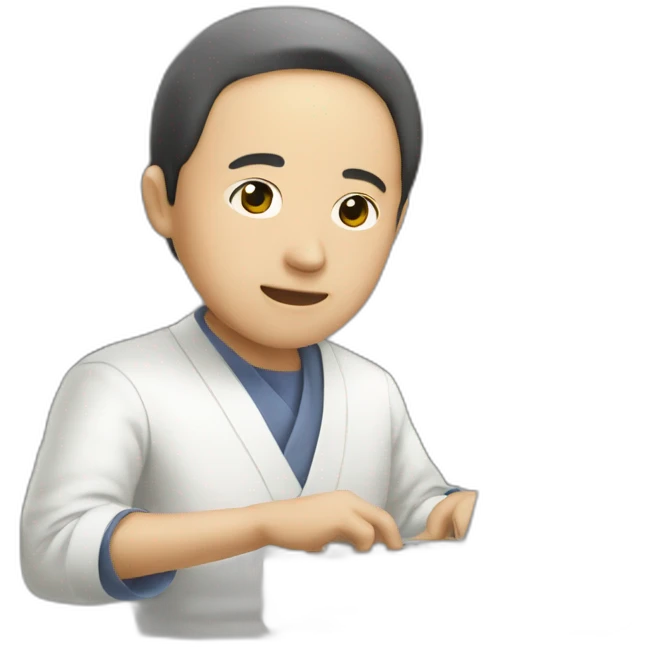 japenese man working emoji
