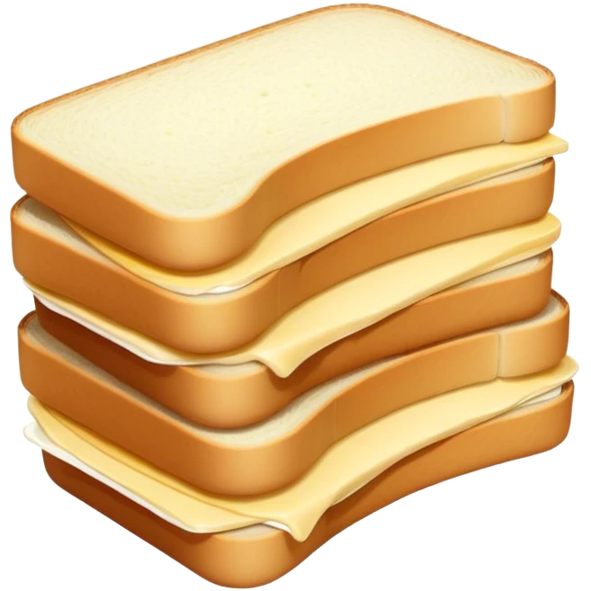 Stack of sandwich bread emoji