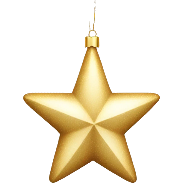 christmas decoration star emoji