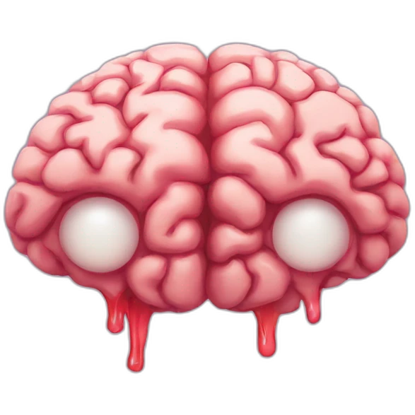 brain melt emoji