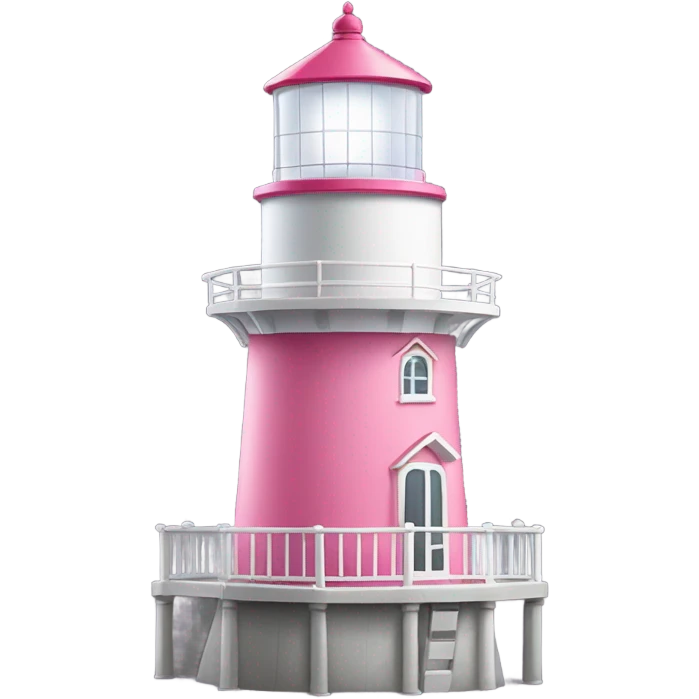 pink lighthouse emoji