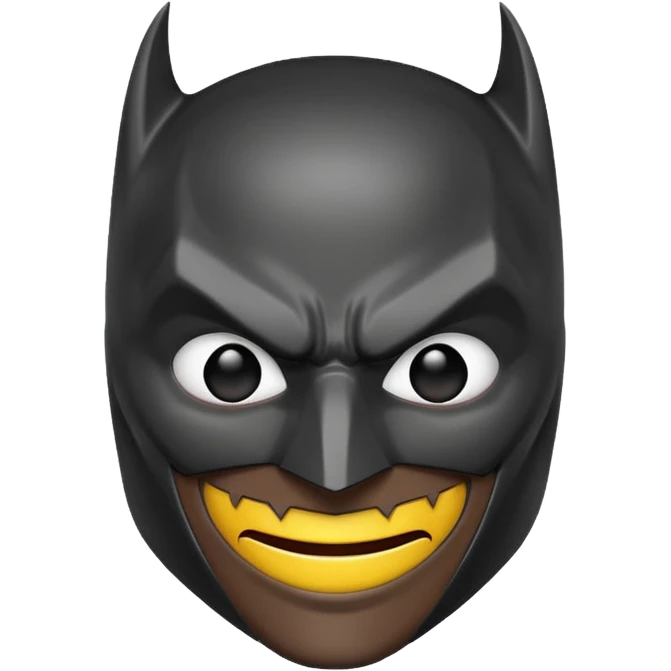 Evil Batman Emoji emoji