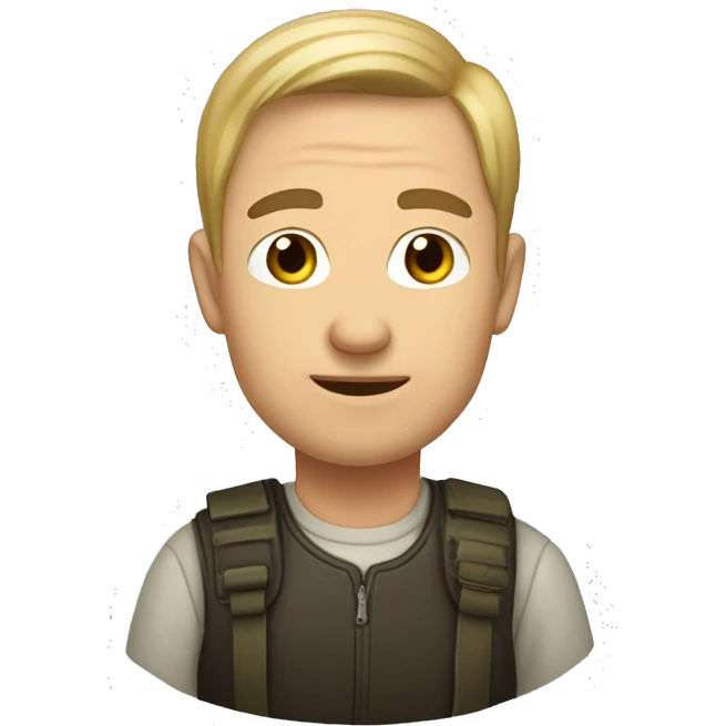Джек Рассел черно-белый  emoji