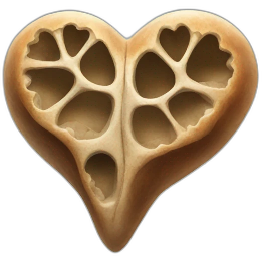 fossil heart emoji