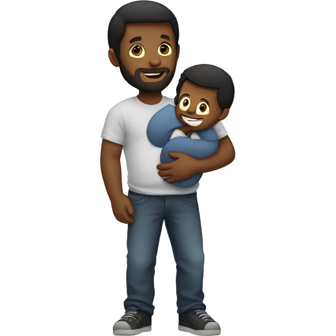 Josh carrying Jom’s child in his belly emoji
