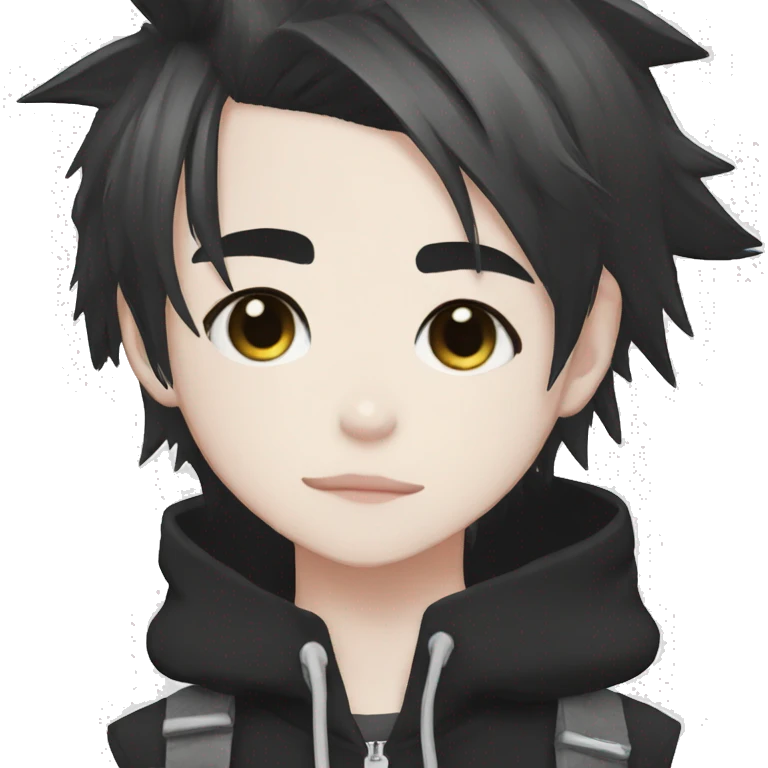 Cute Edgy Attractive Anime Punk Catboy emoji