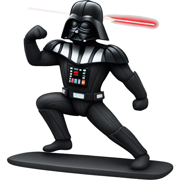 Darthvader exercising emoji