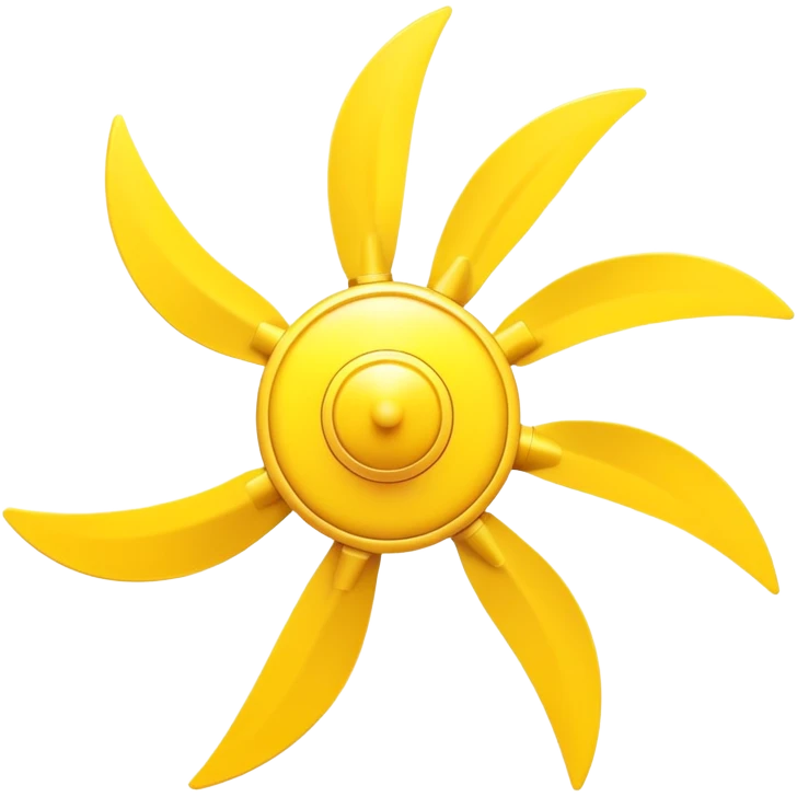 sun fan emoji