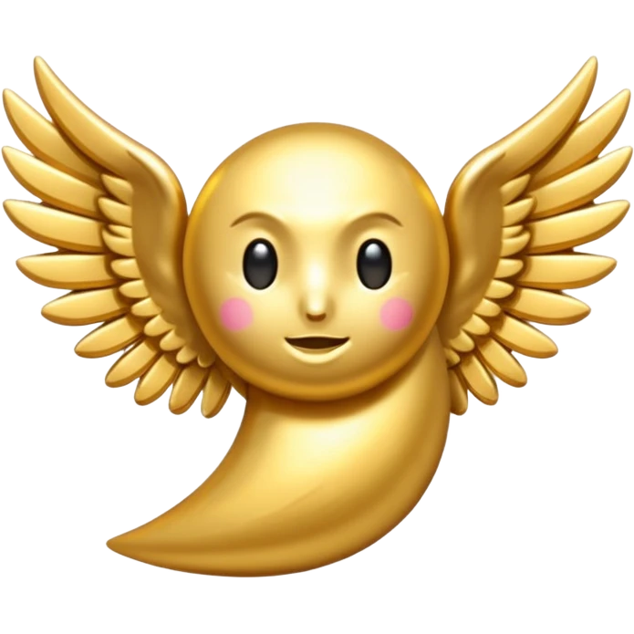 BTC with little wings emoji