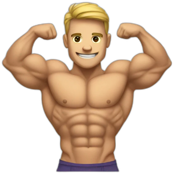 build muscle emoji